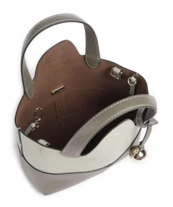 Primrose Mini Umhängetasche genarbtes Leder khaki