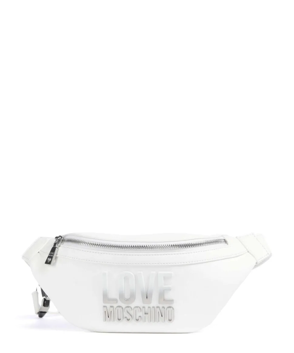 Prism Gürteltasche Lederimitat weiß