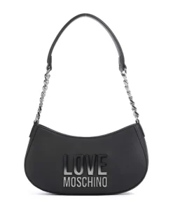 Prism Schultertasche Lederimitat schwarz