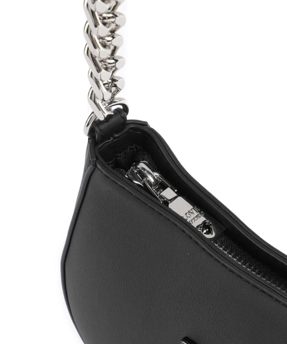 Prism Schultertasche Lederimitat schwarz