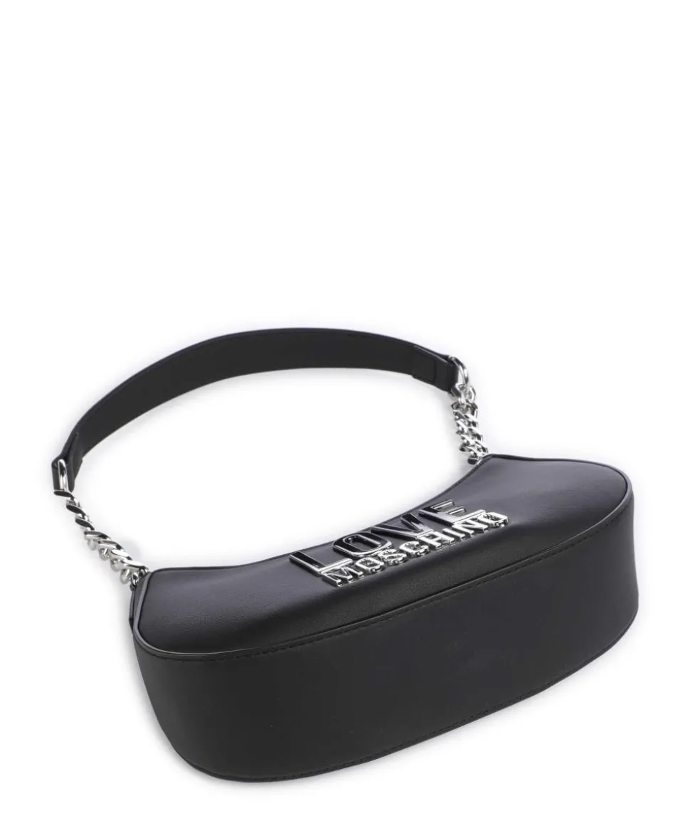 Prism Schultertasche Lederimitat schwarz