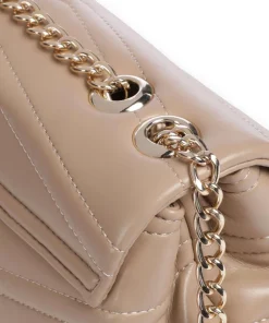 Privilege Schultertasche Lederimitat beige