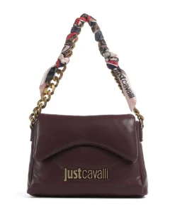 Puffy Foulard Schultertasche Lederimitat wein