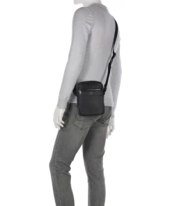 Quantic Umhängetasche Lederimitat schwarz