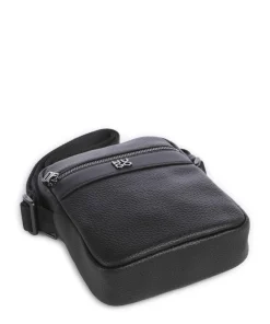 Quantic Umhängetasche Lederimitat schwarz