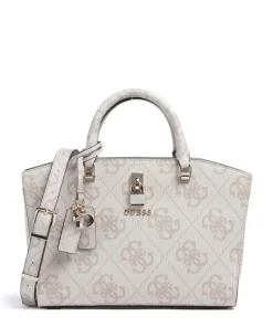 Queensland Big 4G Logo Handtasche Lederimitat elfenbein