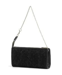 Quilted Lace Schultertasche Lederimitat, Polyester schwarz