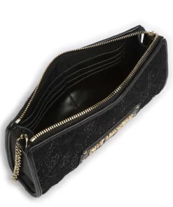 Quilted Lace Schultertasche Lederimitat, Polyester schwarz