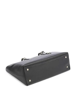 Quinn Large Shopper fein genarbtes Rindsleder schwarz