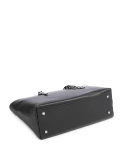 Quinn Large Shopper fein genarbtes Rindsleder schwarz