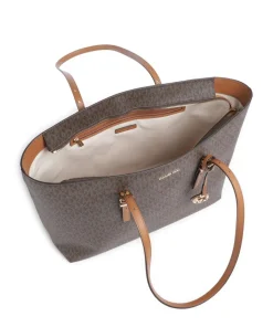 Quinn Large Shopper Lederimitat dunkelbraun