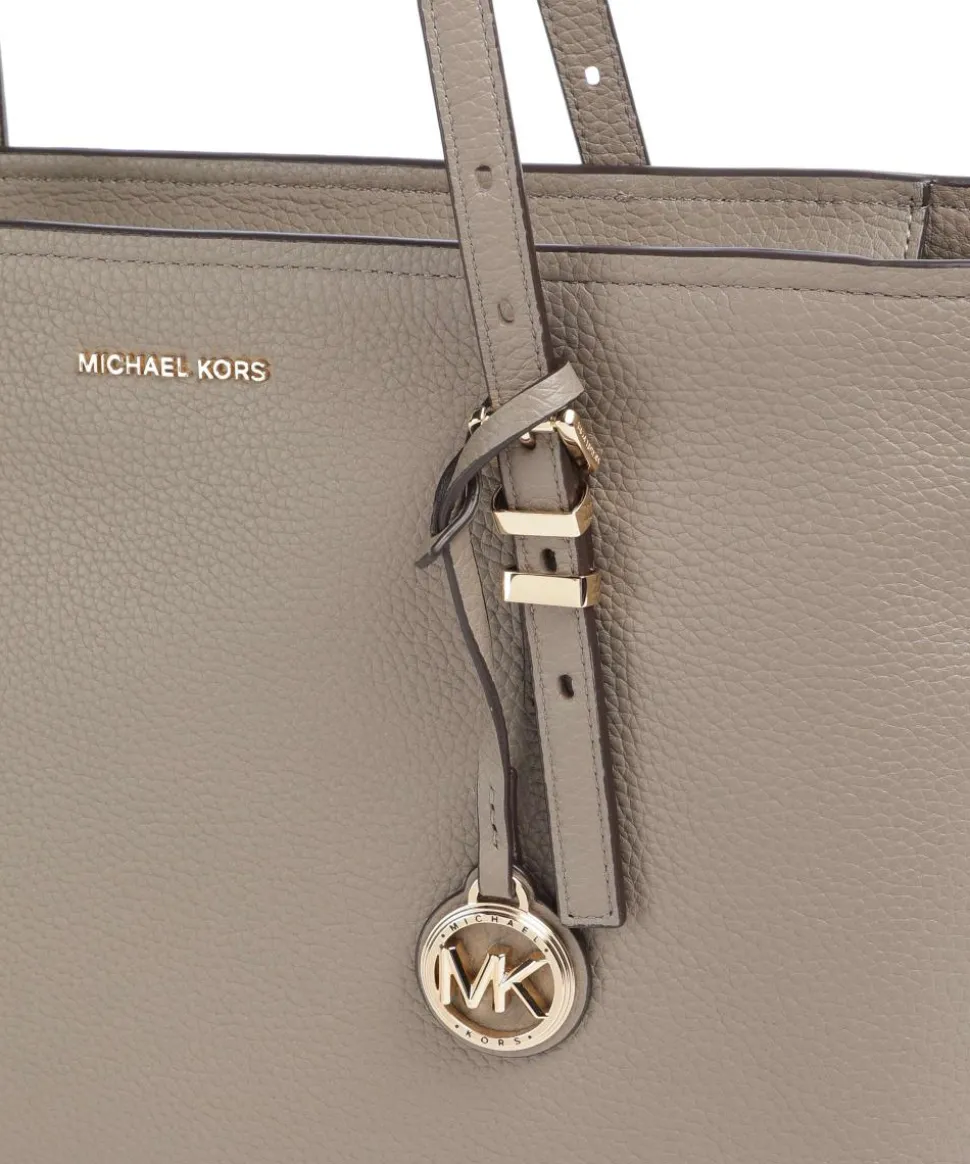 Quinn Medium Shopper fein genarbtes Rindsleder taupe