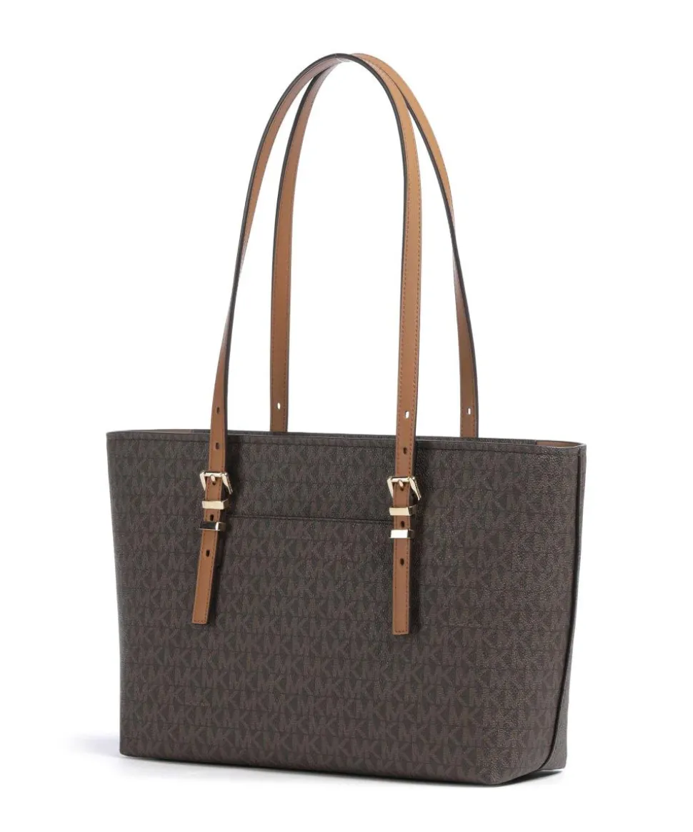 Quinn Medium Shopper Lederimitat dunkelbraun