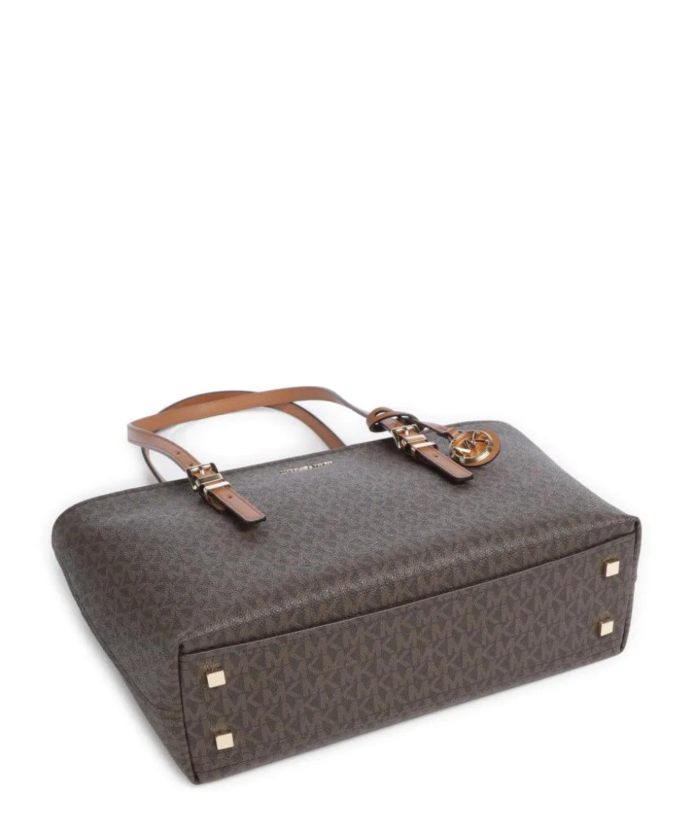 Quinn Medium Shopper Lederimitat dunkelbraun