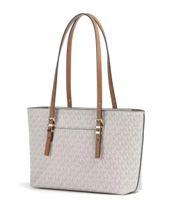 Quinn Medium Shopper Lederimitat creme