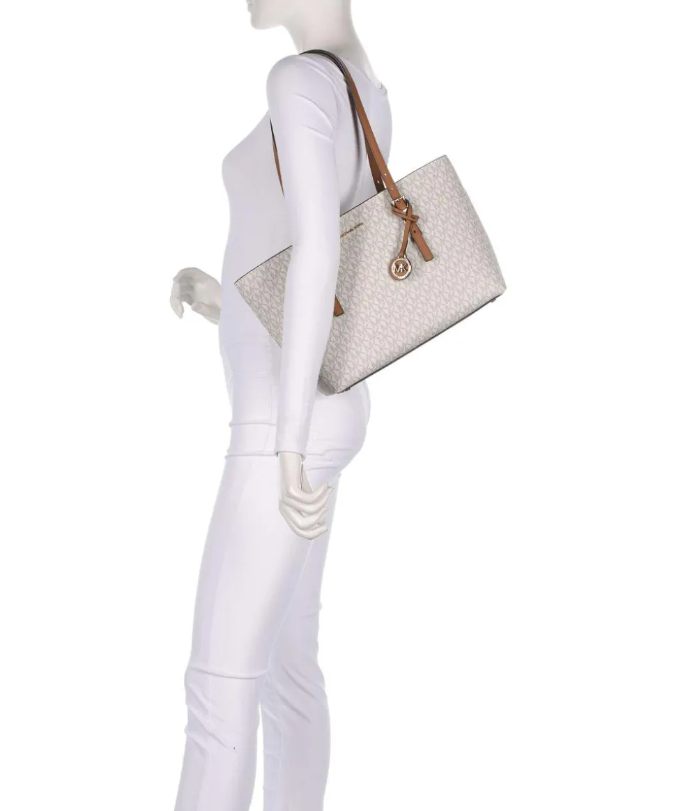 Quinn Medium Shopper Lederimitat creme