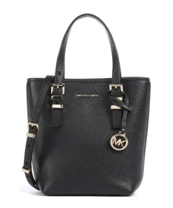 Quinn Umhängetasche genarbtes Rindsleder schwarz