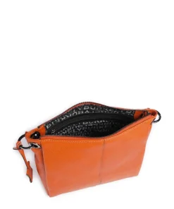 Radiant Raeven Schultertasche genarbtes Rindsleder orange