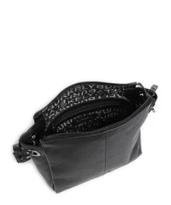 Radiant Raeven Umhängetasche genarbtes Rindsleder schwarz