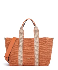 Raffia Kaia Shopper Bast orange