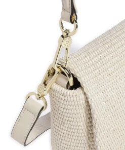 Raffia Temi Schultertasche Bast elfenbein