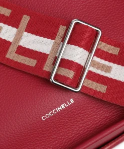 Raquel Bucket bag genarbtes Rindsleder rot