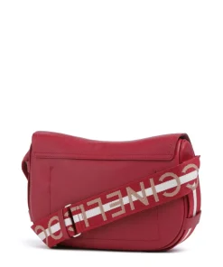 Raquel Schultertasche genarbtes Leder rot