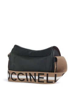 Raquel Umhängetasche genarbtes Leder schwarz