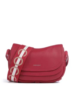 Raquel Umhängetasche genarbtes Leder rot