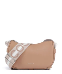 Raquel Umhängetasche genarbtes Leder hellbraun