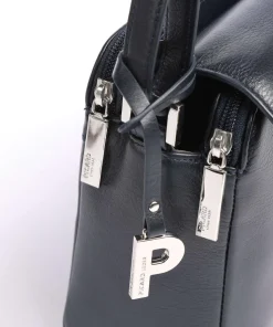 Really Umhängetasche Leder dunkelblau