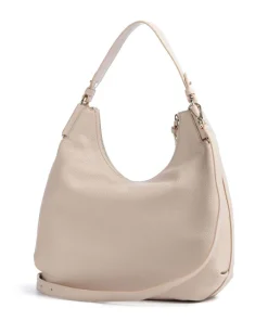 Rebekka Beuteltasche genarbtes Rindsleder beige
