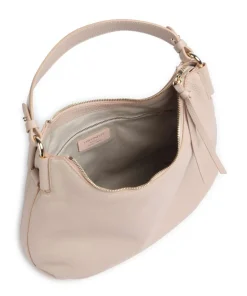 Rebekka Beuteltasche genarbtes Rindsleder beige