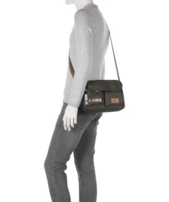 Reborn Mission Lite Umhängetasche recyceltes Polyester khaki