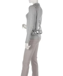 Recycled Cool Palma Schultertasche recyceltes Nylon silber