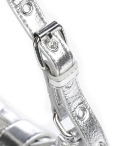 Recycled Cool Palma Schultertasche recyceltes Nylon silber