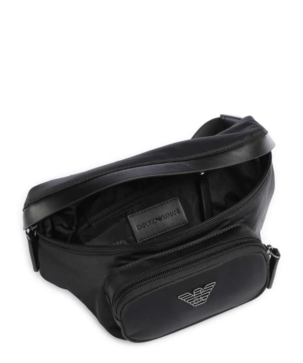 Recycled Nylon Gürteltasche recyceltes Nylon schwarz