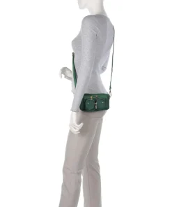 Recycled Nylon Helena Umhängetasche recyceltes Nylon dunkelgrün