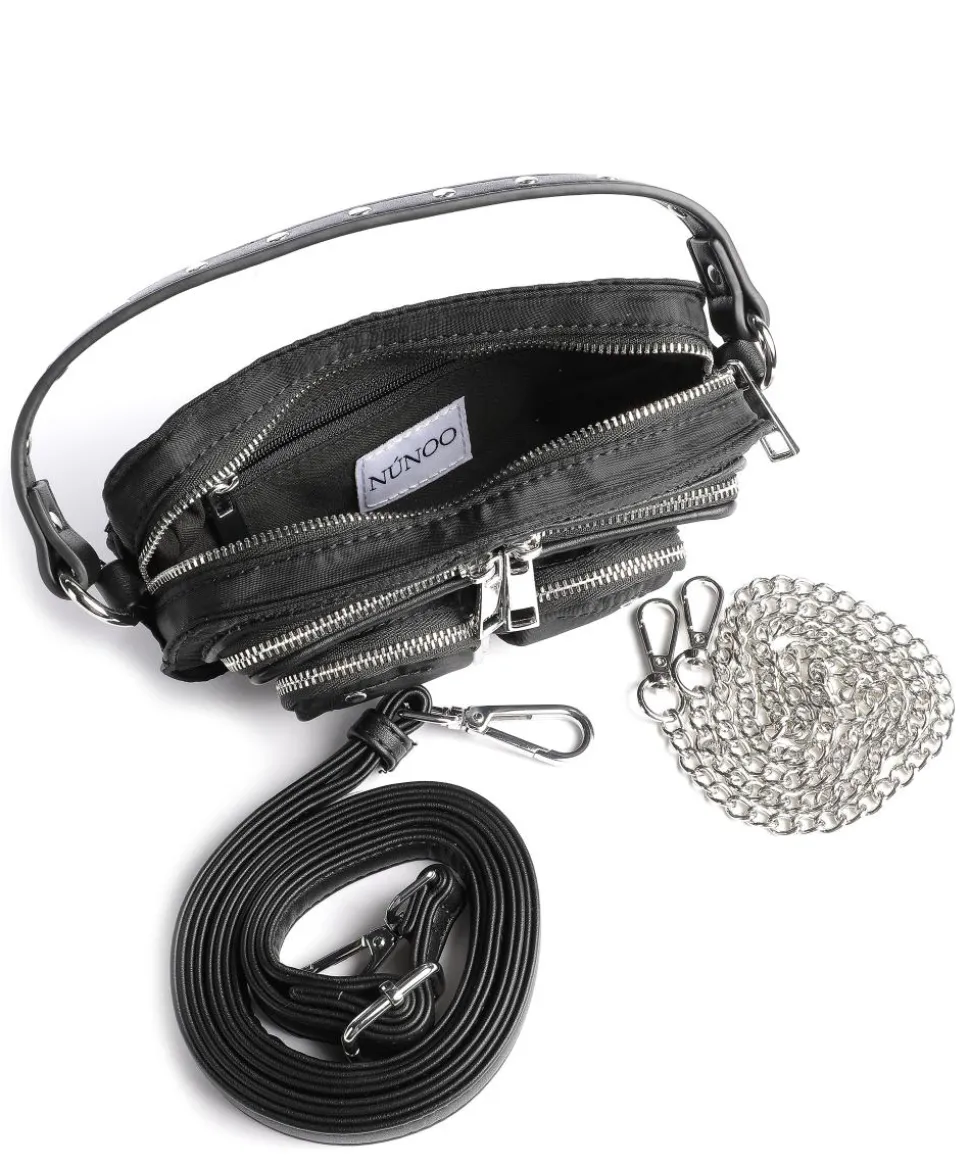 Recycled Nylon Helena Umhängetasche recyceltes Nylon schwarz