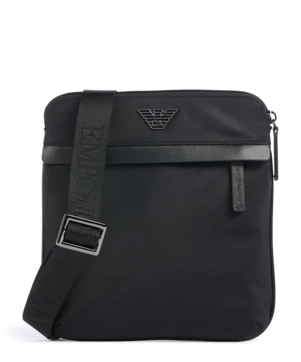 Recycled Nylon Umhängetasche recyceltes Nylon schwarz