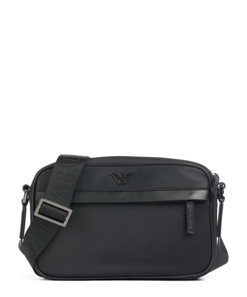 Recycled Nylon Umhängetasche recyceltes Nylon schwarz