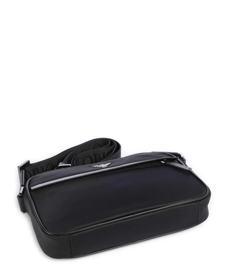 Recycled Nylon Umhängetasche recyceltes Nylon schwarz