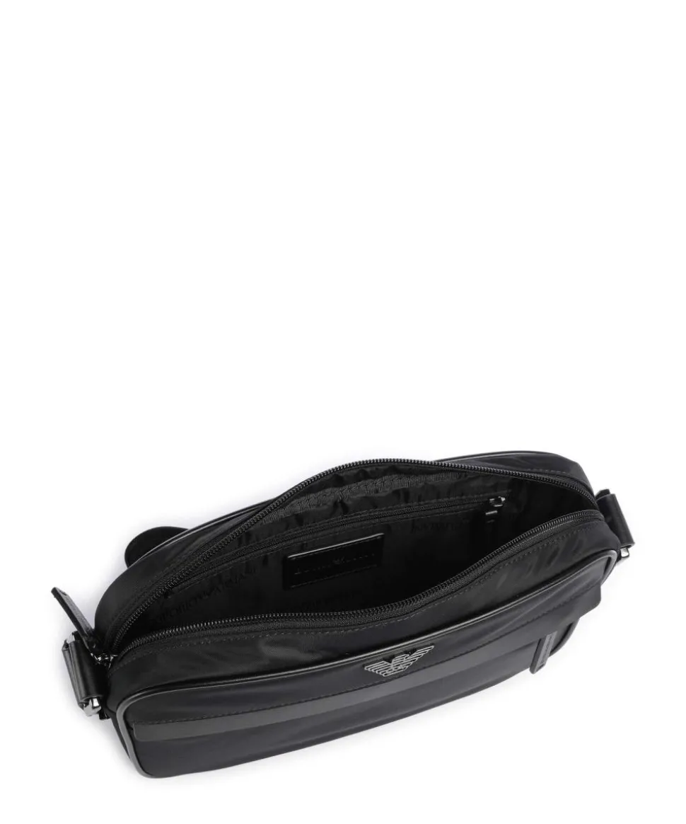 Recycled Nylon Umhängetasche recyceltes Nylon schwarz