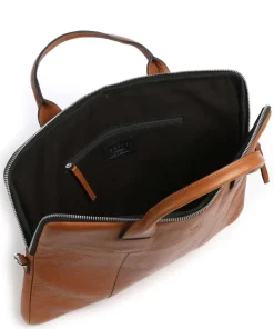 Richard Richard Aktentasche 15″ fein genarbtes Leder cognac