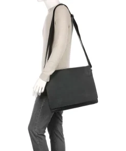 Richmond Aktentasche 14″ Leder schwarz