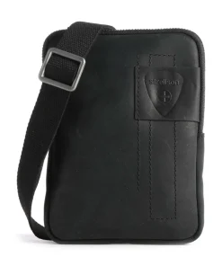 Richmond Umhängetasche Rindsleder schwarz