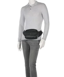 Rico Gürteltasche Lederimitat schwarz