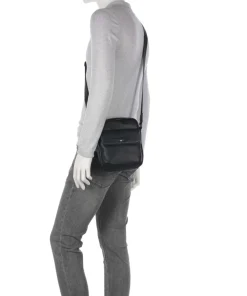 Rico Umhängetasche Lederimitat schwarz