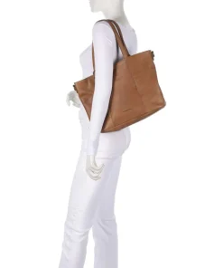 Ride Easy Shopper genarbtes Leder karamellbraun
