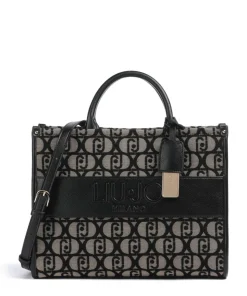 Ridhi M Handtasche Polyester schwarz